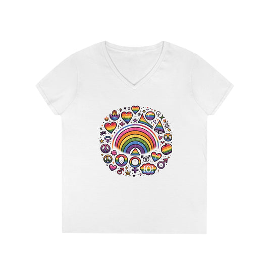 Pride Galaxy V-Neck T-Shirt