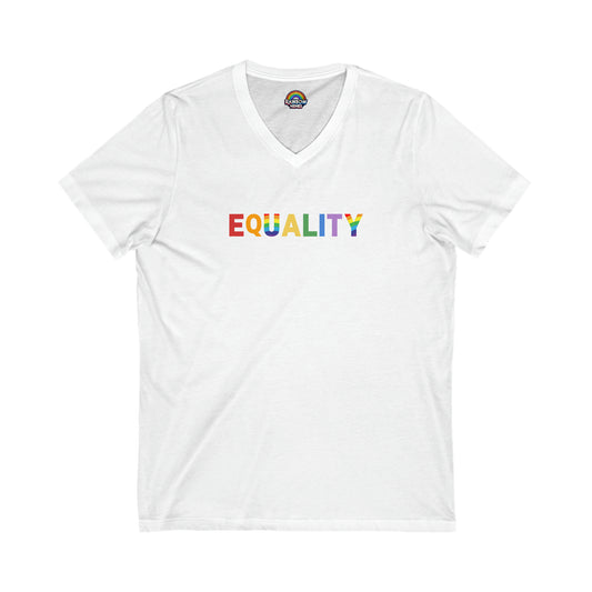 Rainbow Equality V-Neck Tee